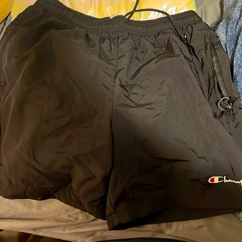 Champions black waterproof shorts